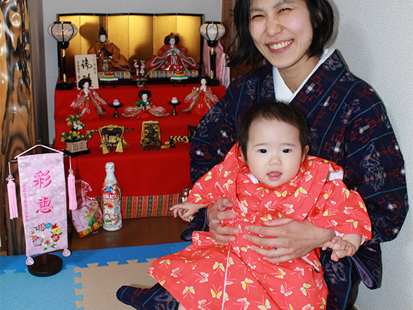  彩恵ちゃん 大きくなったら一緒に飾ろう♪